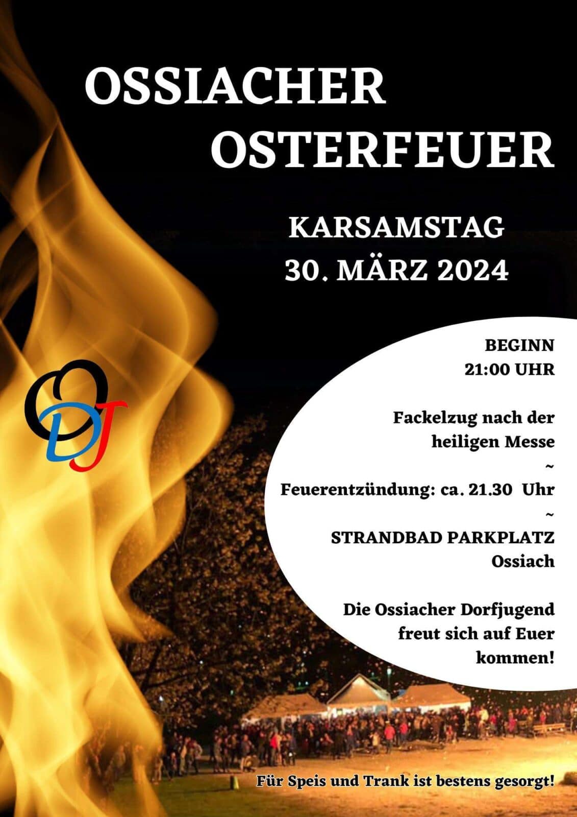Ossiacher Osterfeuer