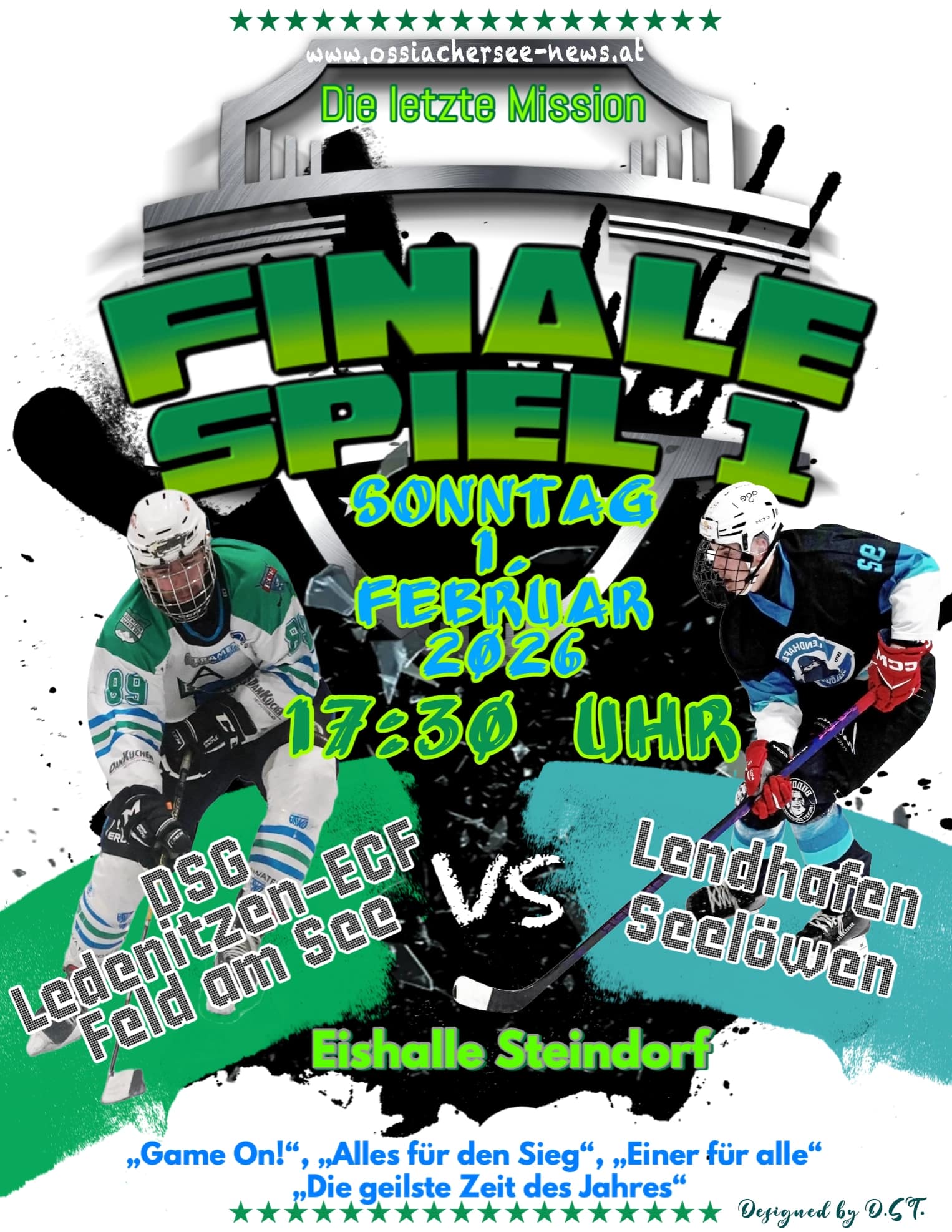 DSG / ECF fordert die Lendhafen Seelöwen im 1.Final Spiel